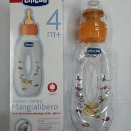 Biberon Mangialibero – Plastica – 250ml – 4m+