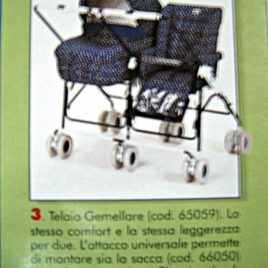 Telaio gemellare Chicco Blu