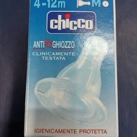 Tettarella Chicco – Silicone – 1foro – 4m+